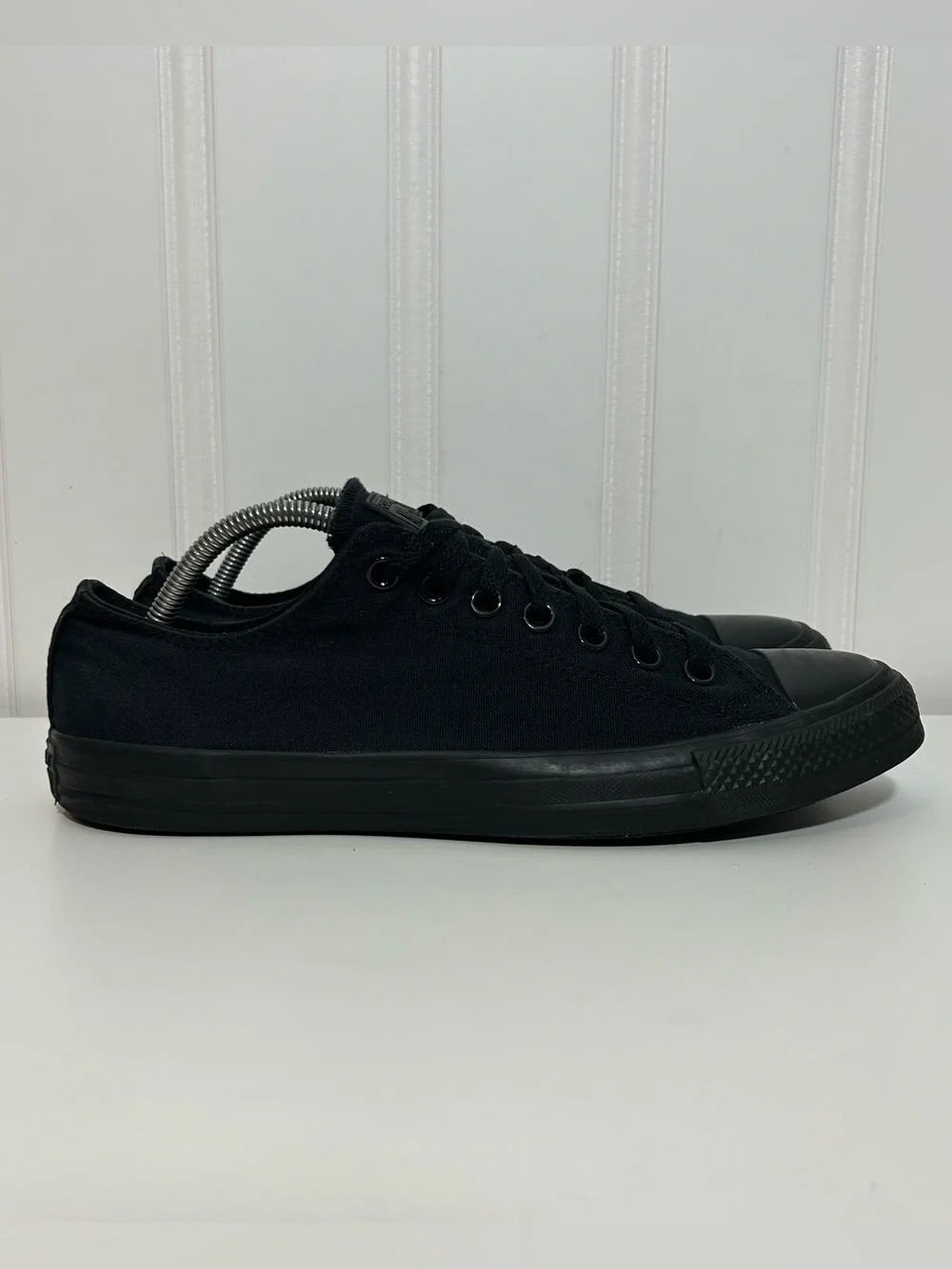 Converse ctas Low-Top Canvas Sneakers in triple Black